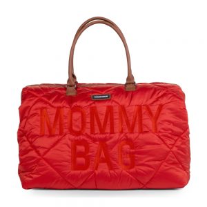 Torba Mommy bag Pikowana Czerwona/childhome